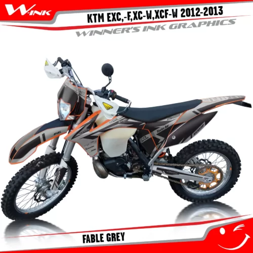 KTM-EXC,-F,XC-W,XCF-W-2012-2013-graphics-kit-and-decals-Fable-Grey