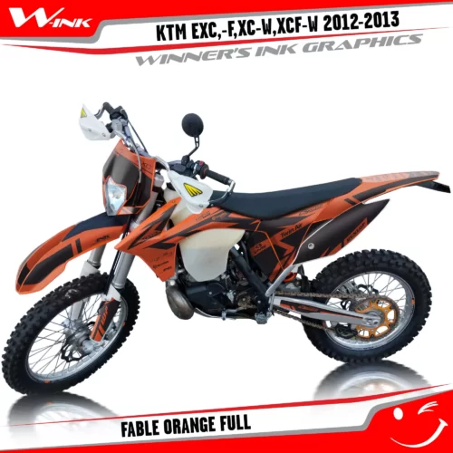 KTM-EXC,-F,XC-W,XCF-W-2012-2013-graphics-kit-and-decals-Fable-Orange-Full