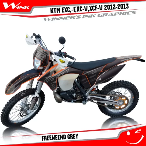 KTM-EXC,-F,XC-W,XCF-W-2012-2013-graphics-kit-and-decals-Freeweend-Grey