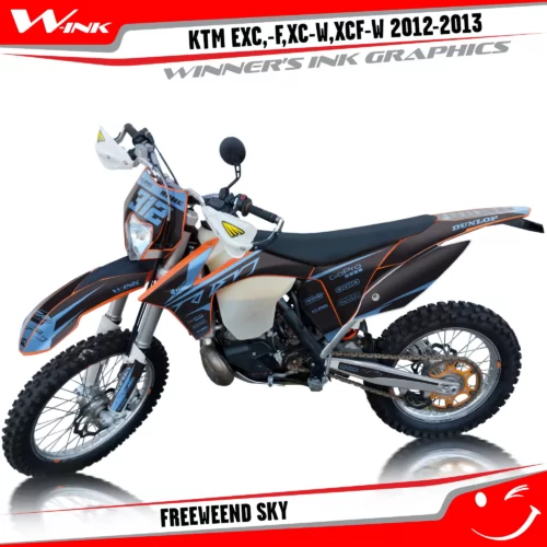 KTM-EXC,-F,XC-W,XCF-W-2012-2013-graphics-kit-and-decals-Freeweend-Sky
