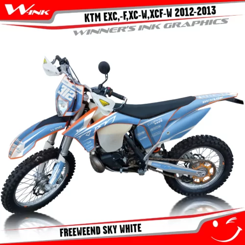 KTM-EXC,-F,XC-W,XCF-W-2012-2013-graphics-kit-and-decals-Freeweend-Sky-White