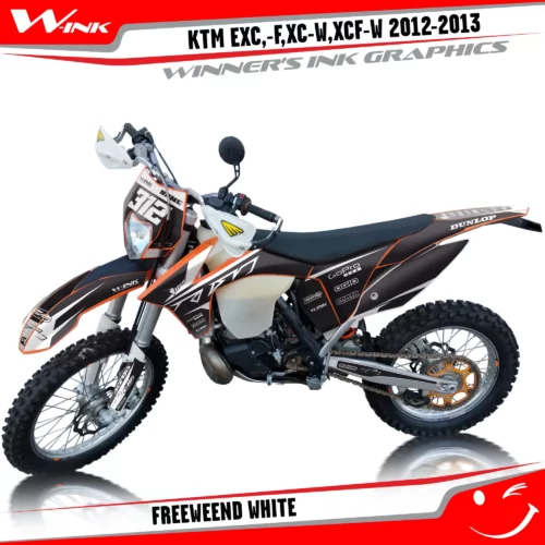 KTM-EXC,-F,XC-W,XCF-W-2012-2013-graphics-kit-and-decals-Freeweend-White