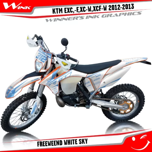 KTM-EXC,-F,XC-W,XCF-W-2012-2013-graphics-kit-and-decals-Freeweend-White-Sky