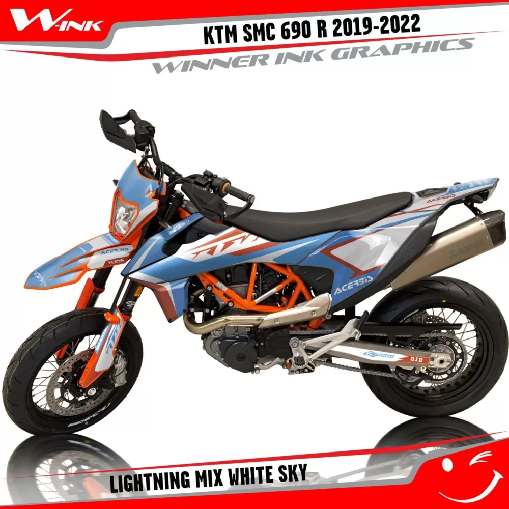 KTM-SMC-690-2019-2020-2021-2022-graphics-kit-and-decals-Lightning-Mix-White-Sky