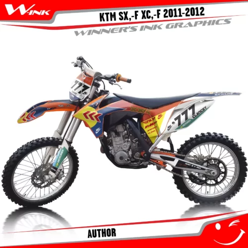 KTM-SX,-F-XC,-F-2011-2012-graphics-kit-and-decals-Author