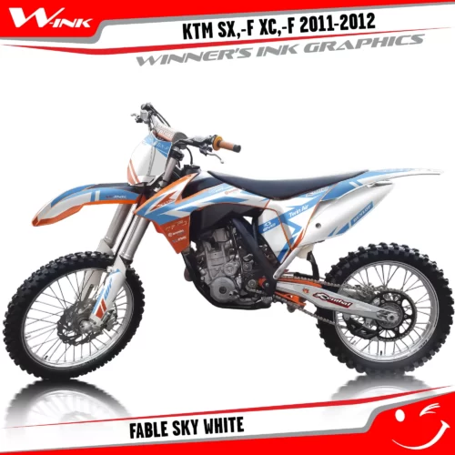 KTM-SX,-F-XC,-F-2011-2012-graphics-kit-and-decals-Fable-Sky-White