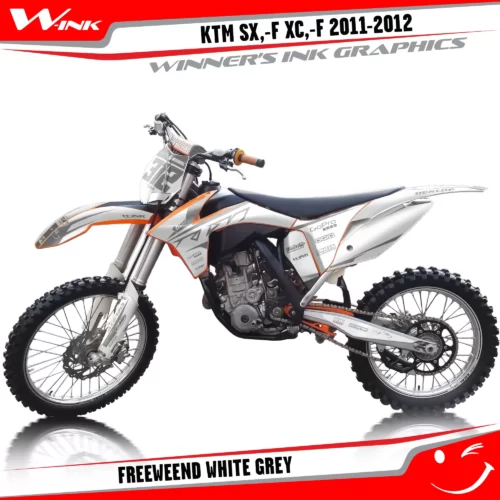 KTM-SX,-F-XC,-F-2011-2012-graphics-kit-and-decals-Freeweend-White-Grey