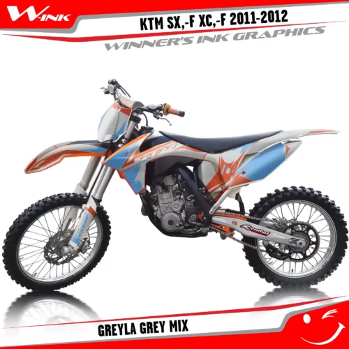 KTM-SX,-F-XC,-F-2011-2012-graphics-kit-and-decals-Greyla-Grey-Mix