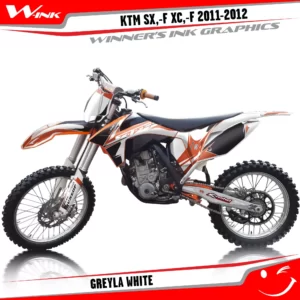 KTM-SX,-F-XC,-F-2011-2012-graphics-kit-and-decals-Greyla-White
