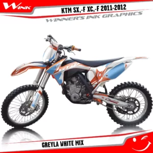 KTM-SX,-F-XC,-F-2011-2012-graphics-kit-and-decals-Greyla-White-Mix