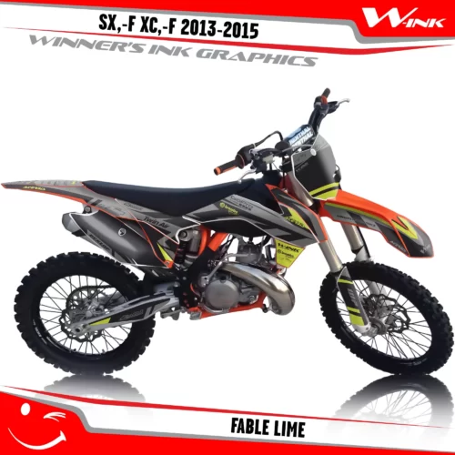 KTM-SX,-F-XC,-F-2013-2014-2015-graphics-kit-and-decals-Fable-Lime