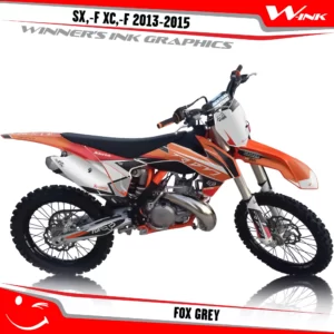 KTM-SX,-F-XC,-F-2013-2014-2015-graphics-kit-and-decals-Fox-Grey