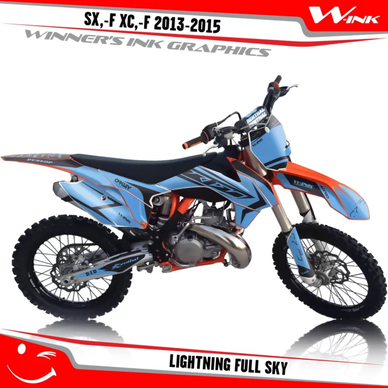 KTM-SX,-F-XC,-F-2013-2014-2015-graphics-kit-and-decals-Lightning-Full-Sky