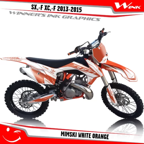 KTM-SX,-F-XC,-F-2013-2014-2015-graphics-kit-and-decals-Mimski-White-Orange