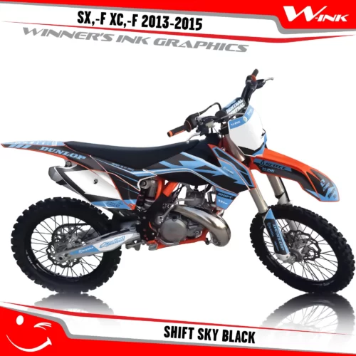 KTM-SX,-F-XC,-F-2013-2014-2015-graphics-kit-and-decals-Shift-Sky-Black