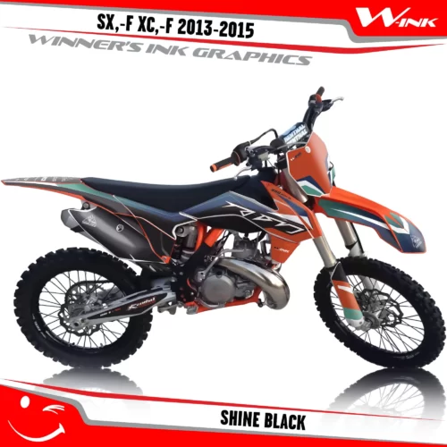 KTM-SX,-F-XC,-F-2013-2014-2015-graphics-kit-and-decals-Shine-Black
