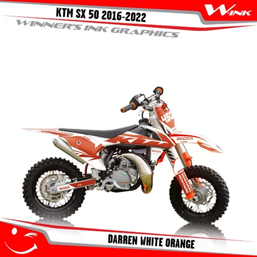 KTM-SX50-2016-2017-2018-2019-2020-2021-2022-graphics-kit-and-decals-Darren-White-Orange