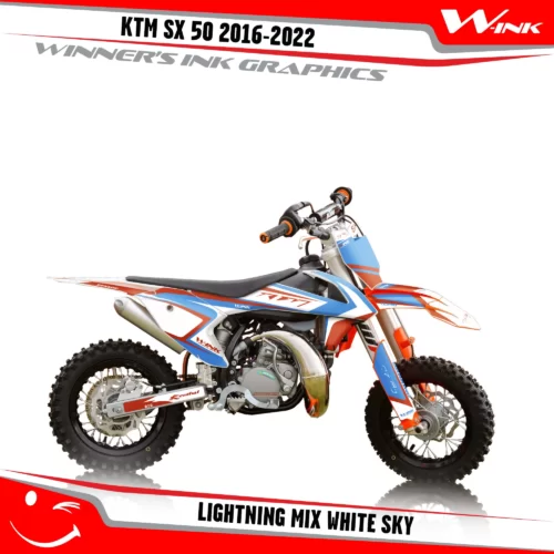 KTM-SX50-2016-2017-2018-2019-2020-2021-2022-graphics-kit-and-decals-Lightning-Mix-White-Sky