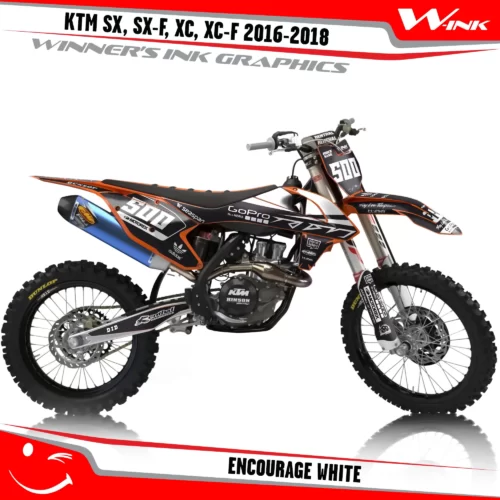 KTM-SX,SX-F,XC,XC-F-2016-2017-2018-graphics-kit-and-decals-Encourage-White