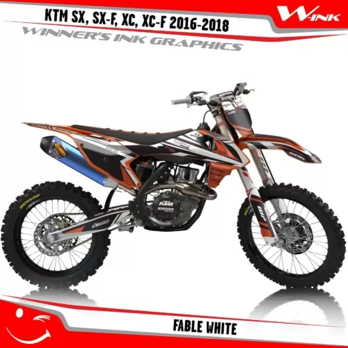 KTM-SX,SX-F,XC,XC-F-2016-2017-2018-graphics-kit-and-decals-Fable-White