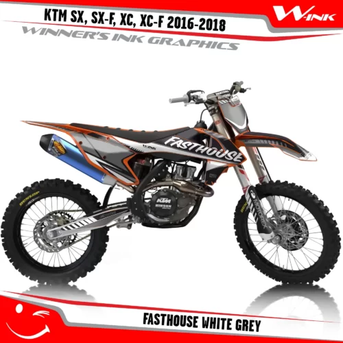 KTM-SX,SX-F,XC,XC-F-2016-2017-2018-graphics-kit-and-decals-Fasthouse-White-Grey