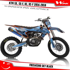 KTM-SX,SX-F,XC,XC-F-2016-2017-2018-graphics-kit-and-decals-Freeweend-Sky-Black