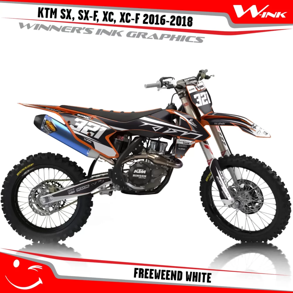 KTM-SX,SX-F,XC,XC-F-2016-2017-2018-graphics-kit-and-decals-Freeweend-White