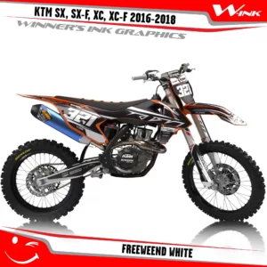 KTM-SX,SX-F,XC,XC-F-2016-2017-2018-graphics-kit-and-decals-Freeweend-White