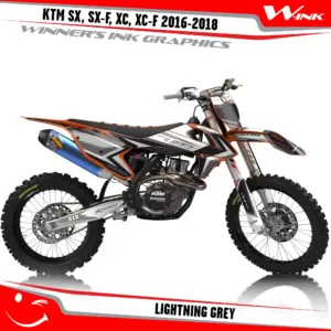 KTM-SX,SX-F,XC,XC-F-2016-2017-2018-graphics-kit-and-decals-Lightning-Grey