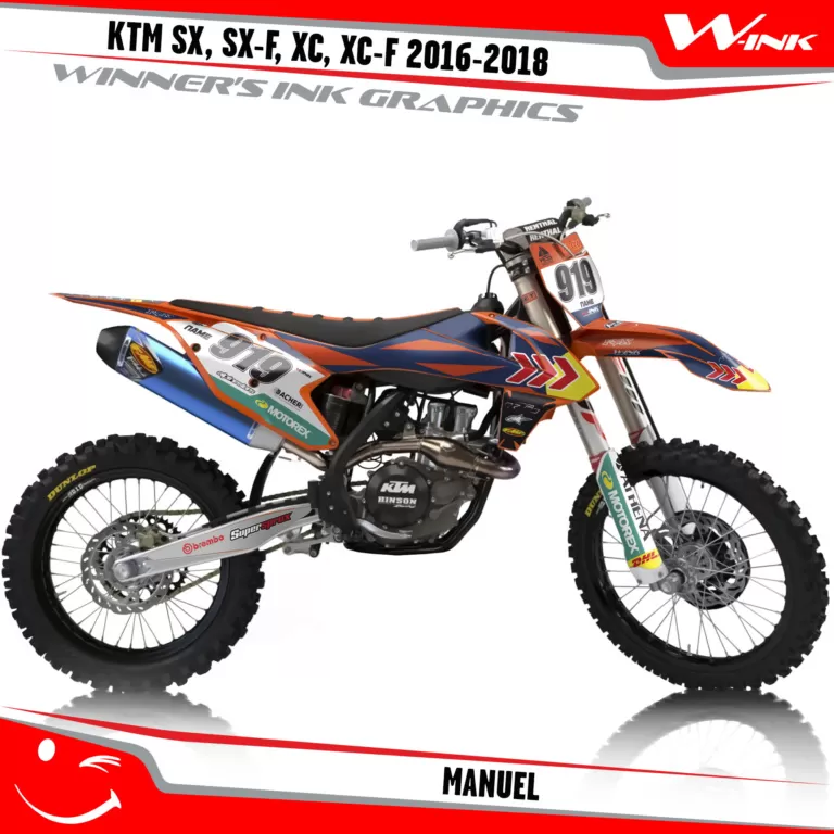 KTM-SX,SX-F,XC,XC-F-2016-2017-2018-graphics-kit-and-decals-Manuel