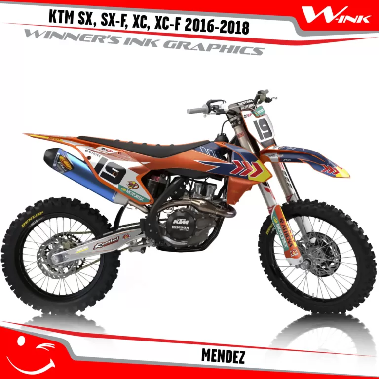 KTM-SX,SX-F,XC,XC-F-2016-2017-2018-graphics-kit-and-decals-Mendez