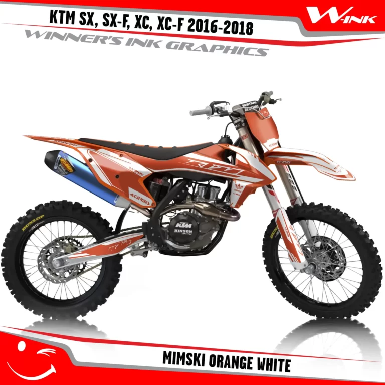 KTM-SX,SX-F,XC,XC-F-2016-2017-2018-graphics-kit-and-decals-Mimski-Orange-Black
