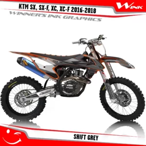 KTM-SX,SX-F,XC,XC-F-2016-2017-2018-graphics-kit-and-decals-Shift-Grey