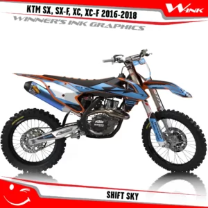 KTM-SX,SX-F,XC,XC-F-2016-2017-2018-graphics-kit-and-decals-Shift-Sky