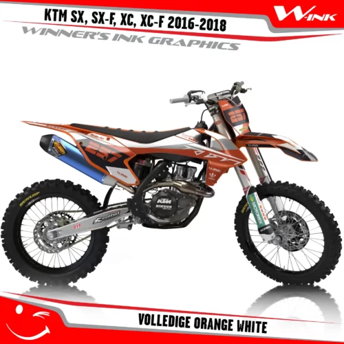 KTM-SX,SX-F,XC,XC-F-2016-2017-2018-graphics-kit-and-decals-Volledige-Orange-White