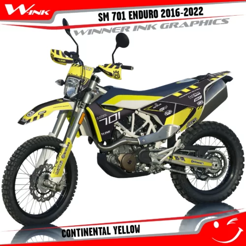 701-ENDURO-2016-2017-2018-2019-2020-2021-2022-graphics-kit-and-decals-Continental-Yellow