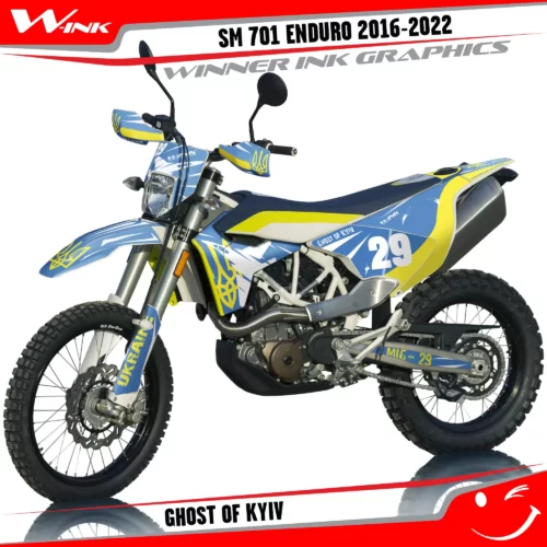 701-ENDURO-2016-2017-2018-2019-2020-2021-2022-graphics-kit-and-decals-Ghost-Of-Kyiv
