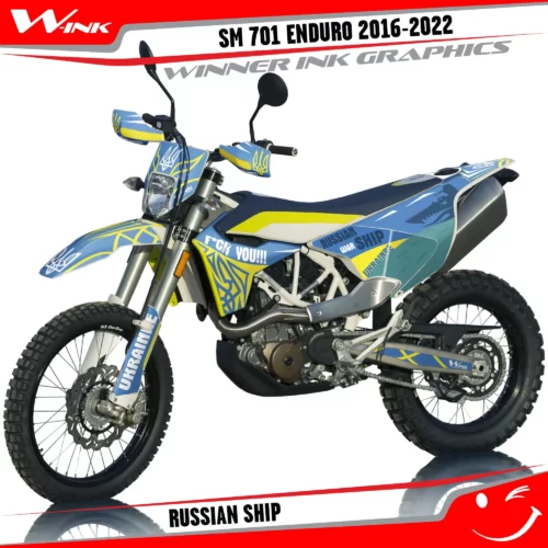 701-ENDURO-2016-2017-2018-2019-2020-2021-2022-graphics-kit-and-decals-Russian-Ship