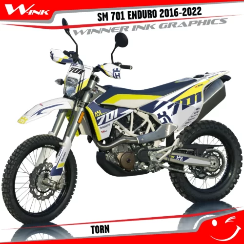 701-ENDURO-2016-2017-2018-2019-2020-2021-2022-graphics-kit-and-decals-Torn