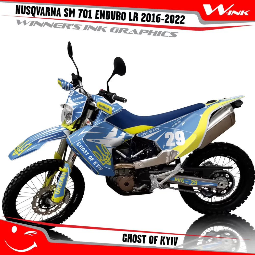 Husqvarna-701-ENDURO-LR-2016-2017-2018-2019-2020-2021-2022-graphics-kit-and-decals-Ghost-of-Kyiv