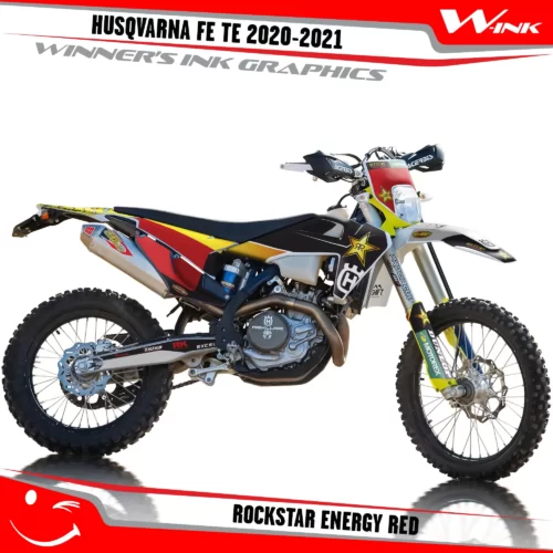 Husqvarna-FE-TE-2020-2021-2022-graphics-kit-and-decals-Rockstar-Energy-Red