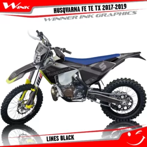 Husqvarna-FE-TE-TX-2017-2018-2019-graphics-kit-and-decals-Lines-Black