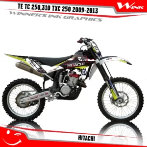 Buy decals For Husqvarna TE, TC 250,310, TXC 250 2009-2013 H Black