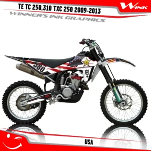 Husqvarna-TE-TC 250310-TXC-250-2009-2010-2011-2010-2013-graphics-kit-and-decals-USA