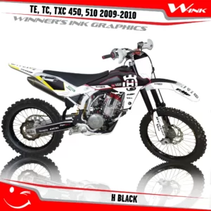Husqvarna-TE-TC-TXC-450-510-2009-2010-graphics-kit-and-decals-H-Black