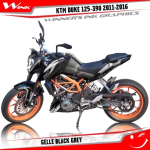 KTM-DUKE-125-200-250-390-2011-2012-2013-2014-2015-2016-graphics-kit-and-decals-Gelle-Black-Grey