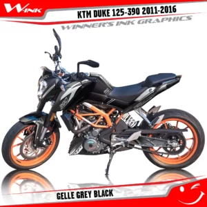 KTM-DUKE-125-200-250-390-2011-2012-2013-2014-2015-2016-graphics-kit-and-decals-Gelle-Grey-Black
