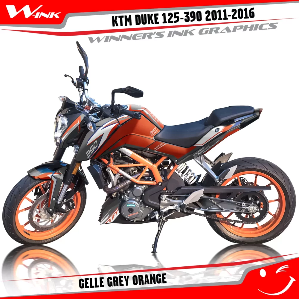 KTM-DUKE-125-200-250-390-2011-2012-2013-2014-2015-2016-graphics-kit-and-decals-Gelle-Grey-Orange