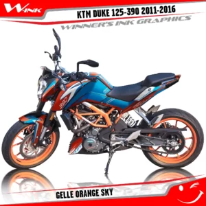 KTM-DUKE-125-200-250-390-2011-2012-2013-2014-2015-2016-graphics-kit-and-decals-Gelle-Orange-Sky