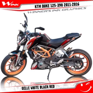 KTM-DUKE-125-200-250-390-2011-2012-2013-2014-2015-2016-graphics-kit-and-decals-Gelle-White-Black-Red